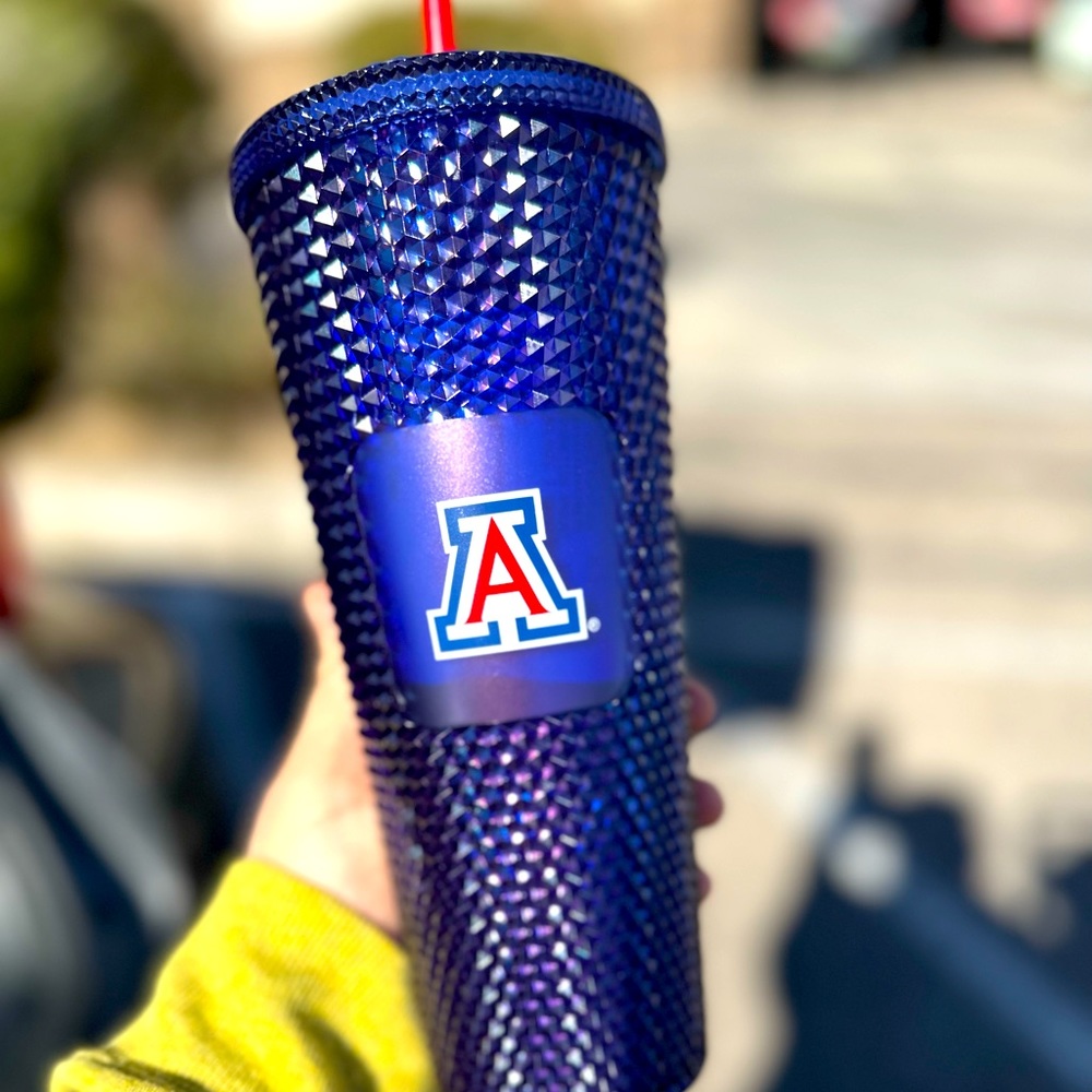Starbucks venti University of Arizona (U of A) studded tumbler